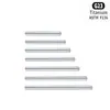 Barra Reta Titanio F136 Rosca Interna Piercing Língua Stud Titânio G23 Liga de Titânio Stud Rosqueável Lábio Ponte de Orelha Barra Piercing Joias Acessórios