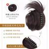 Peluca de cabeza de bola de pluma de pollo con púas bajas, anillo para el cabello, peluca de cabello de simulación, pinza para el cabello, moño de flor, cabeza de volante, artefacto para el cabello, bolsa para peluca