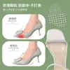 Almohadilla de PU para Metatarso Zapatos Almohadilla Frontal Transparente Engrosada Súper Suave Media Talla Almohadilla Sandalias Cristales Invisibles Plantillas para Tacones Altos de Mujer