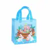 Bolsa de TNT para Páscoa Saco de Embalagem de Presente Coelho de Desenho Animado Bolsa Tote Estampada Bolsa de Presente para Festa Bolsa de Outlet