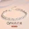 Pulsera de Plata 925 Chapada de Alta Venta Transfronteriza para Mujer Estilo Coreano Simple Elegante Creativo Pulsera de Buey Nuevo Regalo Año Animal Lote