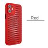 Adecuado para Funda de Teléfono Móvil Apple 18Promax, Disipación de Calor, Diseño Hueco Transpirable de Panal, Funda Protectora para iPhone 17, Funda Suave 16, Funda 15