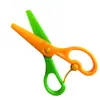 Tijeras Infantiles para Manualidades, Papelería para Niños, Materiales de Arte para Estudiantes de Primaria, Corte de Papel para Jardín de Infancia, Tijeras Seguras de Plástico con Punta Redonda al por Mayor