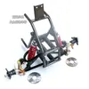 Piezas de Motocicleta de Cuatro Ruedas DIY Modificadas a Triciclo Invertido Pequeño Go-Kart Bastidor Delantero Suspensión de Playa Frenos de Disco Amortiguador