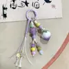 Pingente de Morango de Cerâmica Jingdezhen, Chaveiro Estilo Ins, Uso Duplo para Bolsas, Item Popular de Feira Noturna, Fornecimento Direto do Fabricante