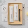 Set de Cepillo de Dientes y Pasta de Dientes Desechables Qiyan Hotel, Set de Artículos de Tocador para Casas de Huéspedes y Posadas, Uso en Casa, Dos en Uno