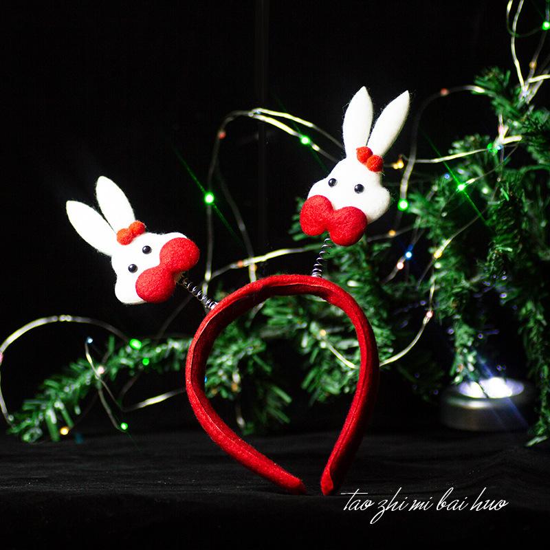 A2-3-4圣诞小兔发箍