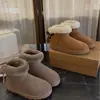Botas de Nieve Henan Sangpo con Lazo Trasero de Ante 20634
