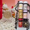 Oro Puro 999 Princesa "Por Favor Hazte Rico" Pequeño Pastel Colgante de Oro - Bolsa Cubo de Dinero Instantáneo Regalo de Promoción de Tienda