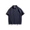 Camiseta de Manga Corta de Seda de Hielo de Gama Alta Camisa Polo para Hombre Estilo Montaña de Verano Exterior de Secado Rápido Holgada Casual Fresca Camiseta