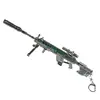 Periféricos de Juego Arco Largo de 21 cm Rifle de Precisión Artesanías de Aleación Accesorios de Juego Juguetes para Niños No Pueden Dispararse
