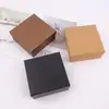 Cajas de Regalo Kraft para Empaque de Papel Kraft de Fabricante en Stock, Cajas Grandes de Cartón de Tapa y Base, Cajas de Regalo Negras de Cartón con Impresión de Logo