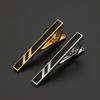 Pinza de corbata rectangular con diseño de rayas para camisa de hombre, nueva, de AliExpress y Amazon.