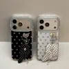 Las populares alas de lunares con purpurina fina son adecuadas para la funda del teléfono Apple 18 Pro Max, accesorios para iPhone 17 Pro, 16/15