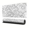 Textura de Desenho Transversal Igual Almofada de Mesa para Computador High-Line Almofada de Rato Linha Almofada de Mesa Almofada de Rato para Jogo Extra Grande Resistente a Manchas