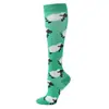 Calcetines de compresión deportivos unisex para pantorrillas, más de 200 estilos de calcetines de compresión largos para saltar la cuerda y correr, directo de fábrica