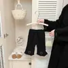 Pantalones de Campana de Terciopelo de una Pieza para Bebé Niña de Invierno, Pantalones de Pierna Ancha Elegantes para Bebés y Niños Pequeños, Leggings Forrados de Polar y Engrosados