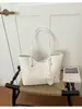 2026 Nueva Moda Bolso de Hombro Único Tejido Bolso Tote Retro de Gran Capacidad para Viajes Diarios Bolso Casual de Nicho para Debajo del Brazo