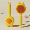 Nuevo Peine para Mascotas Elimina Pelo Suelto Peine de Limpieza Peine Redondo Automático para Eliminar Pelo Perro Gato Universal Suministros de Limpieza para Mascotas