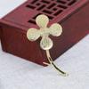 Acessórios de joias artesanais DIY 48 * 26mm Clover Phoenix broche joias roupas corta-vento acessórios material A740