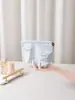 Bolsa de Cosméticos para Niñas Bordada con Lazo Fresca y Artística de Gran Capacidad Bolsa de Almacenamiento para Productos de Cuidado de la Piel Bolso de Mano Portátil