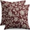 Fronha Floral Retrô Mais Vendida Transfronteiriça Almofada Creme Estilo Country Amazon Almofada Decorativa para Sofá de Casa Mesinha de Cabeceira