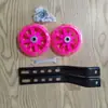 Nuevas ruedas de entrenamiento para bicicletas infantiles, ruedas de soporte de equilibrio universales, accesorios con ruedas intermitentes, 3 patas de soporte gruesas con rodamientos