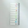 Pestañas Índice Autoadhesivas Morandi de 60 Colores Pegatinas Pequeñas Autoadhesivas Vintage Transparentes Notas Adhesivas Ultra Delgadas Estilo Vintage