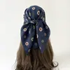Fonte de Mercadorias de Comércio Exterior Transfronteiriço Lenço Quadrado 68cm Imitação de Algodão Linho Seda Estampada Lenço de Moda Paisley Versátil para Mulheres Lenço de Pescoço