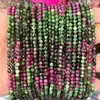 Suministro directo de fábrica cuentas pequeñas de corte cristalino degradado accesorios para joyería DIY cuentas redondas facetadas productos semiacabados venta al por mayor