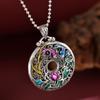 Novedad Colgante de Peces Dorados Cloisonné Personalizado para Mujer Koi Pegamento Piscis Esmalte Colgante para Regalo de Cumpleaños de Amante