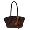 Bolso Tote de Hombro para Mujer, Bolso Grande de Textura Casual de Moda Tendencia, Nuevo Otoño 2025, Diseño de Nicho