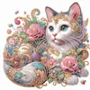 Set de Pintura de Diamantes Irregulares 5D Transfronterizo: Juguete Rompecabezas para Alivio del Estrés de Gatitos, Pintura de Diamantes sin Marco con Pegatinas de Diamantes Hechas a Mano