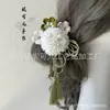 Accesorio para el Cabello de Flor de Seda Estilo Yukata Japonés, Temporada de Ceremonias y Graduaciones para Adultos, Borla, Pasador de Artesanía Fina Estilo Japonés, Tocado para Fotografía de Viaje Estilo Japonés