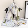 Novo Lenço de Seda Brocado Nuvem Venda Quente Proteção Solar de Verão para Mulheres, Xale Longo Estampado, Lenço Decorativo, Toalha de Praia para Mulheres