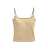 Camisole Cinza Claro de Aba Larga Estilo Bm para Mulheres Verão 2026 Estilo Americano Menina Picante Camisole Curta para Usar por Baixo ou por Cima