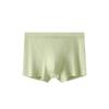 Roupa íntima masculina de algodão listrado seda antibacteriana cintura interna tamanho plus respirável roupa íntima masculina cabeça shorts curtos
