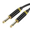 Cable de Audio Ts de 6.5mm Chapado en Oro Macho-Macho Cobre Libre de Oxígeno Cable de Audio para Instrumentos Electrónicos Cable para Guitarra Modelo Más Vendido