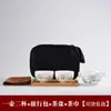 Porcelana branca alta xícara rápida para convidados um bule uma xícara conjunto de chá portátil de cerâmica japonesa para viagem conjunto pode ser usado como logotipo brindes promocionais