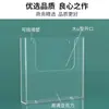 Estante Transparente A4 sin Perforaciones para Libros y Periódicos Montado en Pared Estante de Almacenamiento de Archivos A5A6 Caja de Almacenamiento de Información Montada en Pared Acrílico