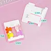 Pasador de Celebridad de Internet Pinza Lateral Colorida Pinza de Flor Color Caramelo Pinza Pequeña de Una Palabra Tocado Femenino
