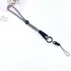 Nova capa para celular com cordão ajustável colorido e tecido à mão, chaveiro com corda de poliéster anti-perda para pulso