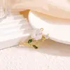 Colar Pulseira Pingente Cruz Colorido Esmalte Flor Acessórios Femininos Nicho Alto Padrão Doze Flores do Zodíaco Acessórios Femininos