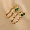 [Collar + Pulsera + Pendientes] Diseño de Nicho Personalizado Europeo y Americano Transfronterizo Conjunto de Joyería de Acero de Titanio Estilo Frío Venta al por Mayor