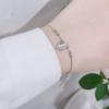 Pulseira de Prata Esterlina 925 Olho de Gato Ruyi Ping An Lock Feminina Nicho ins Presente para Namorada Luxo Leve Fechadura de Longa Vida Joia da Moda