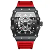 Reloj Popular Transfronterizo de Transmisión en Vivo Marca Binbang para Hombre de Silicona Forma de Barril Luminoso Moda Deportiva