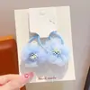 Goma para el pelo de flor de gasa estilo coreano para niños, para coleta pequeña de bebé, floral, alta elasticidad, no daña el pelo, súper de hada, dulce