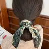 Nuevo Estilo Rosa Silvestre Van Gogh Cinta para el Cabello Cielo Estrellado Satín Pintura al Óleo Diadema Cuerda para el Cabello Accesorio para el Cabello