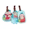 Etiqueta de equipaje de PVC Personalizada Tarjeta de embarque de dibujos animados Anti-pérdida Portatarjetas de plástico blando Tarjeta de trabajo Productos culturales y creativos Personalización por lotes