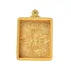 Nova Caixa Pingente Estilo Xizang Caixa Thangka Xiangyun Roda Dourada Caixa Gawu Pingente Pendente de Pescoço Thangka Colar Thangka de Cobre Puro
